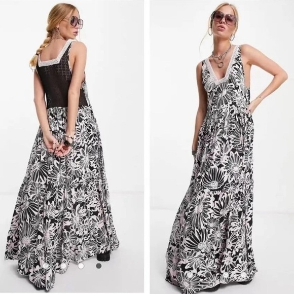Free People | You Had Me in Tiers Intimately Free Boho Beachy Maxi Dress - Picture 2 of 13